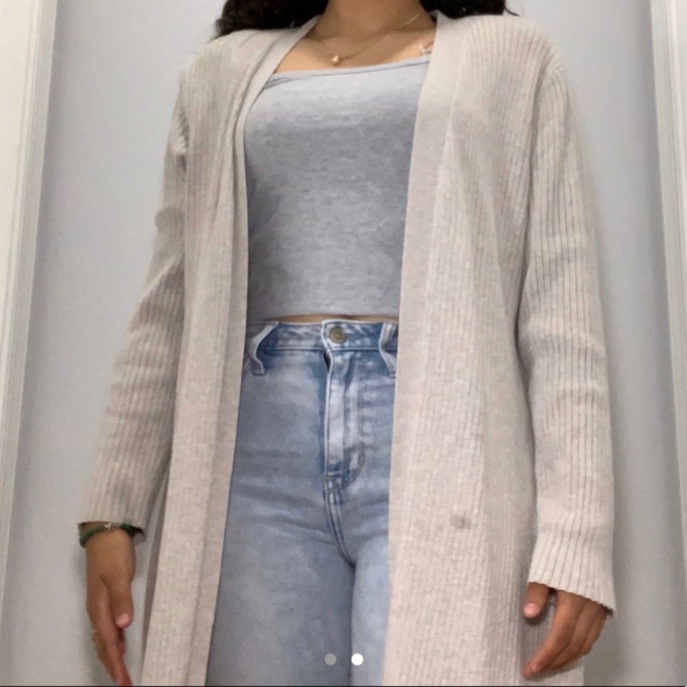 Beige cardigan